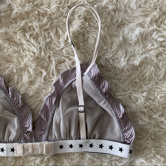 3️⃣for$25 NWOT metallic frill bralette 💿 - Picture 4 of 12